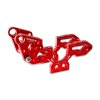 3RACING Auper D6 Aluminum Rear Bulkhead Belt RED - SAK-D6808A/RE