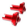 3RACING Auper D6 Aluminum Wheel Adaptor RED - SAK-D6817/RE