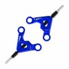 3RACING Auper D6 Aluminium Rear Upper Arm Blue - SAK-D6823/BU