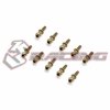 3RACING Sakura D3 CS SPORT 7075 Aluminum 4.8mm Ball Stud L=9 (10 pcs) - Teflon Coated - 3RAC-BS480975/TE