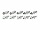3RACING Sakura D3 CS SPORT Ball Stud Steel 4.8mm Ball Stud L=6 (10 pcs) - 3RAC-BS4806S
