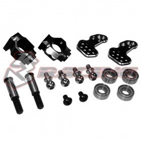 3RACING Sakura D4 Tiny KPI Knuckle(Black) for KIT-D4ARWD only - SAK-D4843/BK