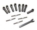 Hot Bodies MiniZilla Titanium Turnbuckle With Ball End Cap For Minizilla - 3Racing LA-05 64 Hot Bodies MiniZilla Titanium Turnbuckle With Ball End Cap For Minizilla - 3Racing LA-05 64