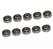 3RACING Bearing Metal Shield Double Rubber Seals Bearing 5 x 13 x 4 mm (10 pcs) - 3RB-695-2RS/10