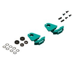 3RACING Realistic Front Brake Bot For 3RAC-AD12/V3- Light Blue - 3RAC-AD12/V3C/LB