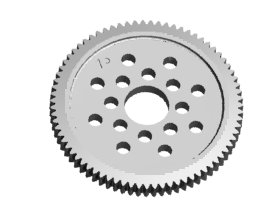 3RACING 48 Pitch Spur Gear 75T - 3RAC-SG4875