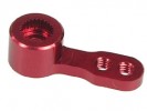 3RACING 2.6mm Aluminium Single Servo Arm For Ko Propo/Sanwa - Red - 3RAC-HKS26/RE