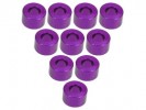 3RACING Aluminium M3 Flat Washer 3.5mm (10 Pcs) - Purple - 3RAC-WF335/PU