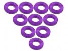 3RACING Aluminium M3 Flat Washer 1.0mm (10 Pcs) - Purple - 3RAC-WF310/PU 3RACING Aluminium M3 Flat Washer 1.0mm (10 Pcs) - Purple - 3RAC-WF310/PU