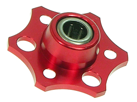 Team XRAY NT1 Aluminium 1ST Gear Adaptor - Red Color - 3RACING XN1-06/RE