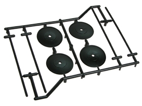 3RACING 1/10 Type Set Holder - Black - WH-06/BL