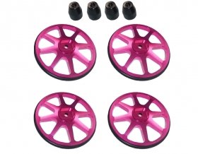 3RACING Setup Wheels (4 Pcs) - Ver. 2 - Pink - ST-001/V2/PK