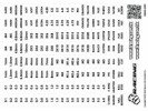 3RACING Sakura FF Numbers and Text Label (Transparent/Black) - 3RAD-SK09
