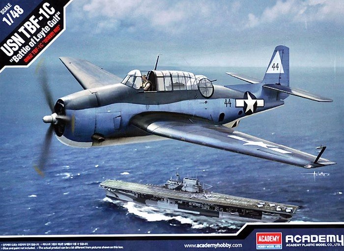 Academy 12340 - 1/48 USN TBF-1C Battle of Leyte Gulf