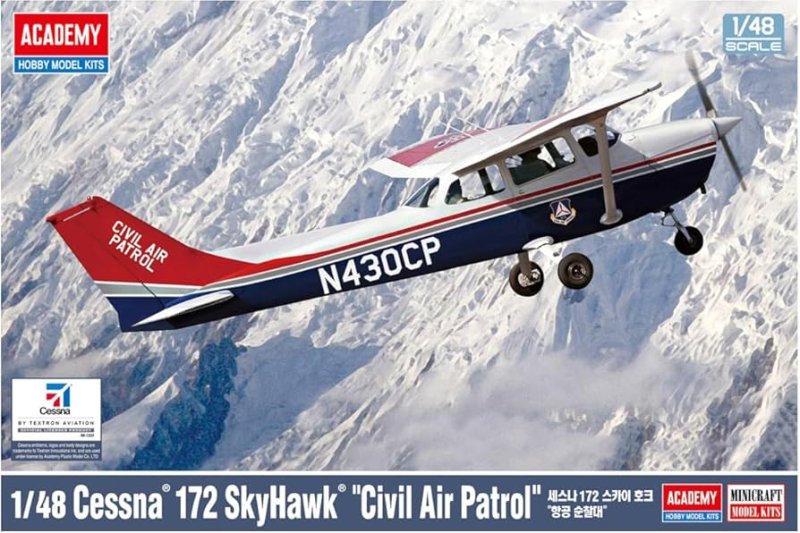 Academy 12367 - 1/48 Cessnar 172 Skyhawk Civil Air Patrol