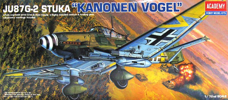 Academy 12404 - 1/72 JU-87-G Stuka \'Kanonen Vogel\'