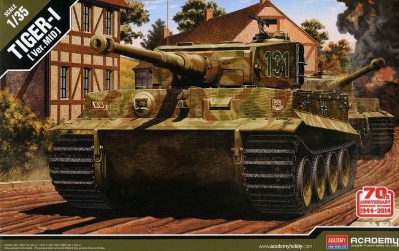 Academy 13287 - 1/35 Tiger-I Mid Verion. 70th Anniversary Normandy Invasion 1944