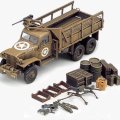 alt="Academy 13402 - 1/72 U.S.2 TON 6X6 Cargo Truck & Accessories WWII Ground Vehicle Set-2" title="Academy 13402 - 1/72 U.S.2 TON 6X6 Cargo Truck & Accessories WWII Ground Vehicle Set-2"