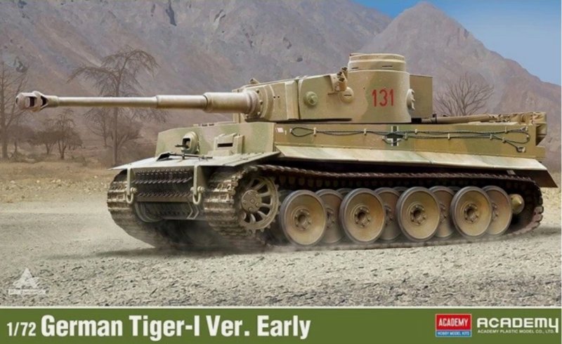 Academy 13422 - 1/72 German Tiger I Ver. Early