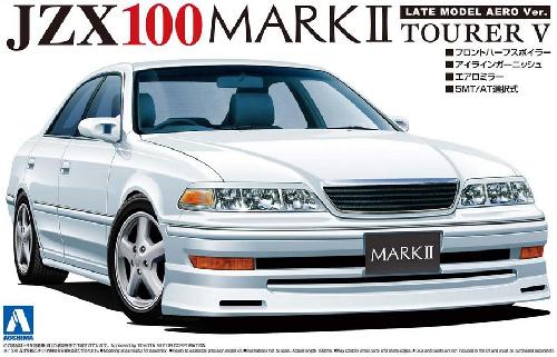 Aoshima AO-01087 - 1/24 The Best Car No.43 JZX 100 Mark II Tourer V Late Model Aero Ver.