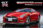 Aoshima AO-01133 - 1/24 The Best Car GT No.85 Nissan GT-R (R35) Premium 2015 Model (North America Ver.) 011331 w/VR38DETT