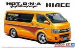 Aoshima #05948 - 1/24 Hotcompany D.N.A TRH200V Toyota Hiace 2012 The Tuned Car No.11