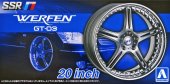 Aoshima 05384 - 1/24 SSR Werfen GT-03 20 Inch Tires/Wheels #51