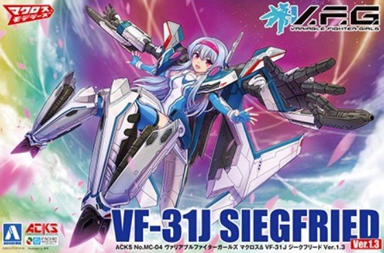 Aoshima 05687 - V.F.G. Macross Delta VF-31J Siegfried Ver.1.3 MC-04