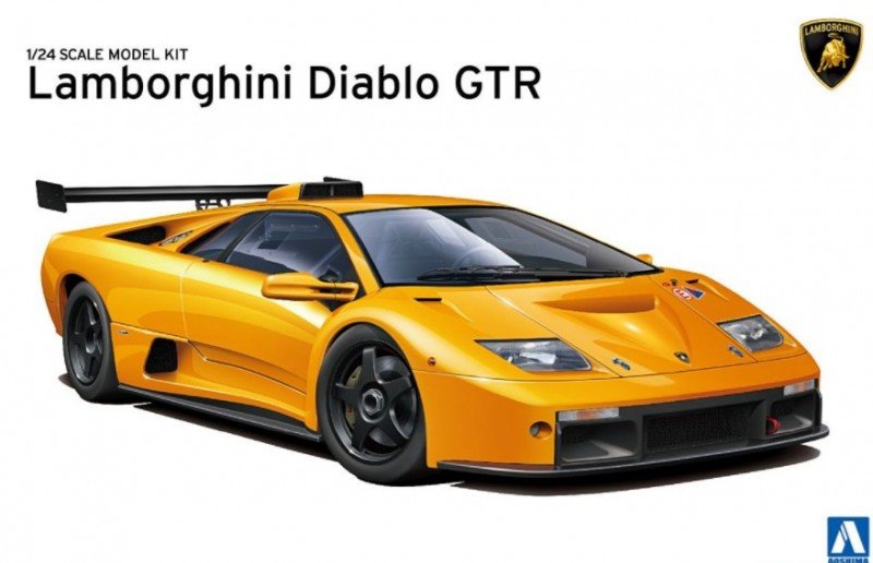 Aoshima 01069 - 1/24 Lamborghini Diablo GTR Super Car No.25