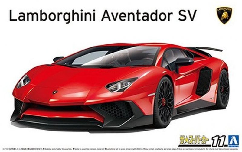Aoshima 06120 - 1/24 Lamborghini Aventador SV Super Car #11
