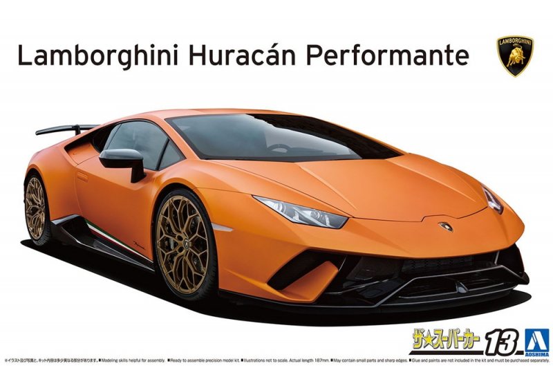 Aoshima 06204 - 1/24 Lamborghini Huracan Performante 2017 Super Car #13