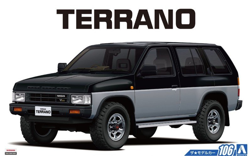 Aoshima 05708 - 1/24 Nissan D21 Terrano V6-3000 R3M \'91 The Model Car No.106