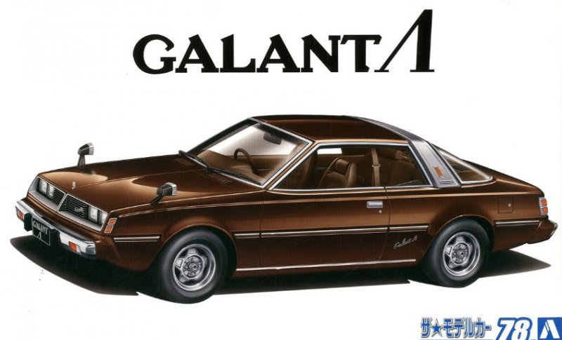 Aoshima 05849 - 1/24 Mitsubishi A133A Galant Lambda (Sapporo) 1978 The Model Car No.78