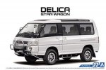 Aoshima 05233 - 1/24 Mitsubishi P35W Delica Star Wagon 91 The Model Car No.27