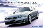 Aoshima 05596 - 1/24 Nissan ER34 Skyline 25GT Turbo \'01 Custom Wheel The Model Car No.SP