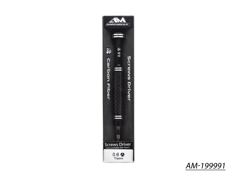 Arrowmax AM Carbon Screwdriver 3D Tip 0.6 Tripoint