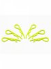 Arrowmax AM-103118 Body Clip 1/8 - Fluorescent Yellow (6)