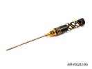 Arrowmax Ball Driver Hex Wrench .063 (1/16) X 120mm Black Golden AM-420263-BG