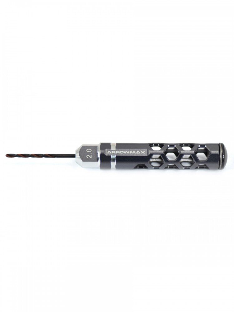 Arrowmax AM-220020-G Drill 2.0MM For 1/32 Mini 4WD (Gray)