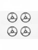 Arrowmax AM-170008 Aluminium Set-Up Wheel For 1/8 On-Road Cars (4)