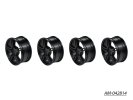 Arrowmax AM-042814 1/10 TC 5 Spoke Split Rims Black (4)