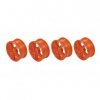Arrowmax AM-042815 1/10 TC 5 Spoke Split Rims +0MM Offset Orange (4)