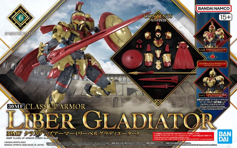 Bandai 5072006 - 30MF Class Up Armor (Liber Gladiator)