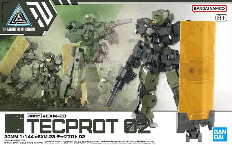 Bandai 5072022 - 30MM 1/144 eEXM-23 Tecprot 02