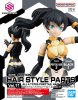 Bandai 5067689-BK - 30MS Option Hair Style Parts Vol.11 (Type Ponytail Hair 3, Color Black 1)