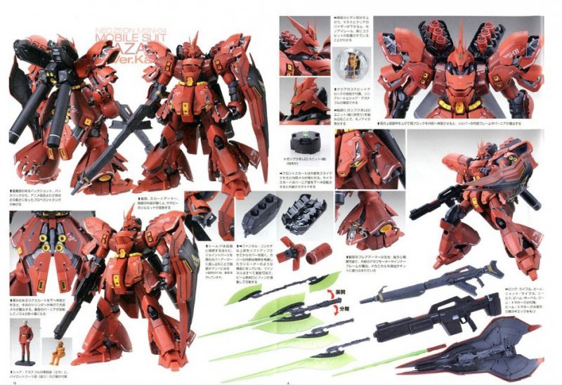 Bandai 5055457 MG MSN 04 Sazabi Ver.Ka