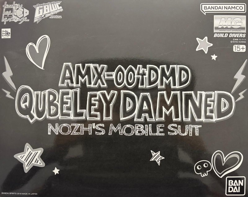 Bandai 5055512 - MG 1/100 AMX-004DMD Qubeley Damned