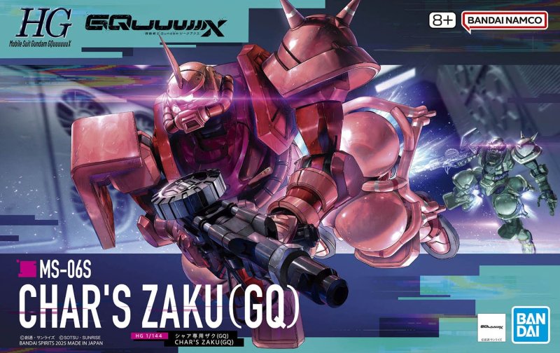 Bandai 5069190 - 1/144 HG MS-06S Char's Zaku (GQ)