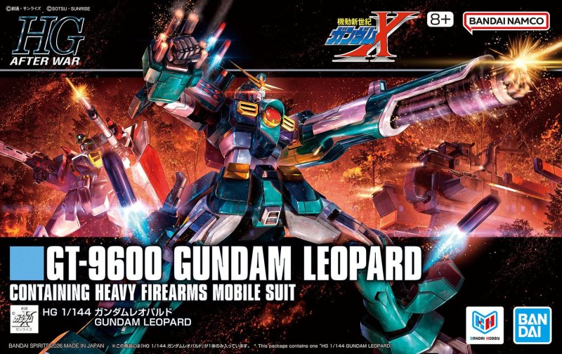 Bandai 5072052 - HG 1/144 GT-9600 Gundam Leopard