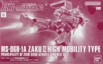 Bandai 5067290 - HG 1/144 MS-06R-1A Zaku II High Mobility Type